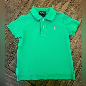 Toddler Size 2T Polo Ralph Lauren Short Sleeve Shirt- Green